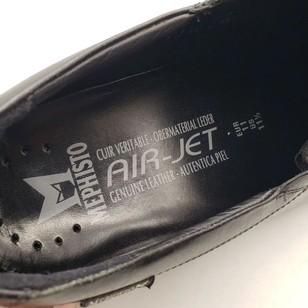 Mephisto Air-Jet Men's Loafers Size 11.5 Slip On Genuine Leather Dress Shoes